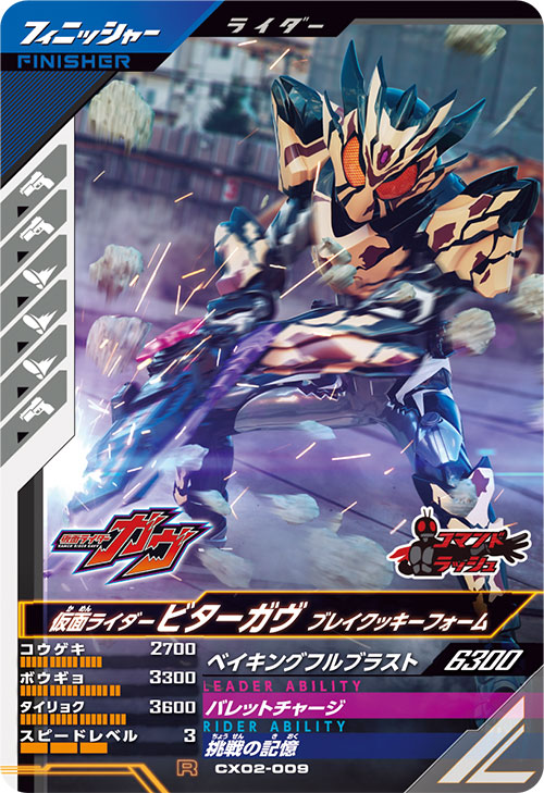 仮面ライダービターガヴ ブレイクッキーフォーム フィニッシャー