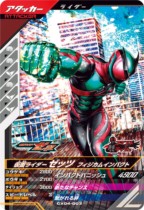 仮面ライダーゼッツ フィジカムインパクト アタッカー