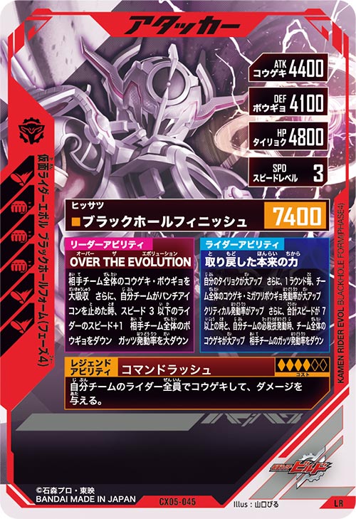 仮面ライダーエボル ブラックホールフォーム（フェーズ４） アタッカー