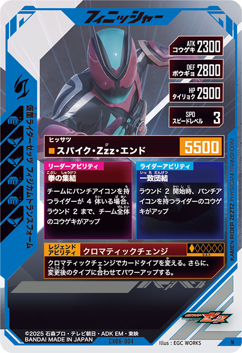 仮面ライダーゼッツ フィジカムトランスフォーム フィニッシャー