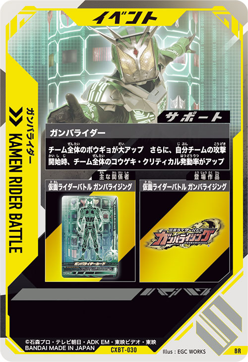 ガンバライダー イベント