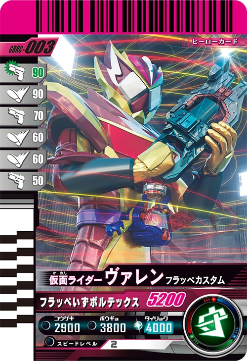 仮面ライダーヴァレン フラッペカスタム ディフェンダー