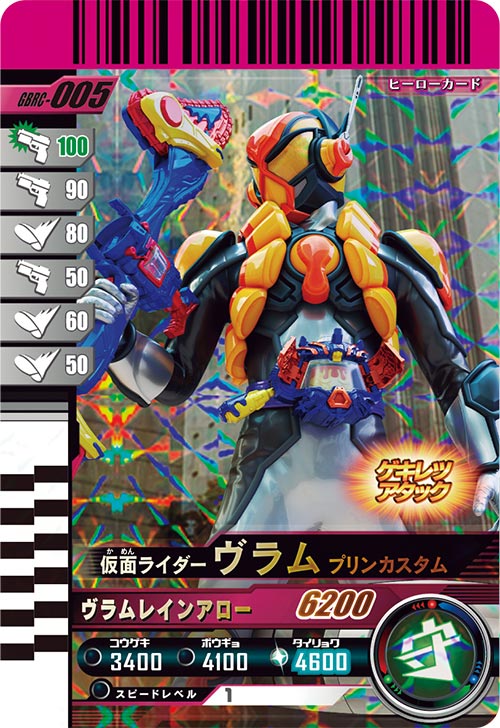 仮面ライダーヴラム プリンカスタム ディフェンダー