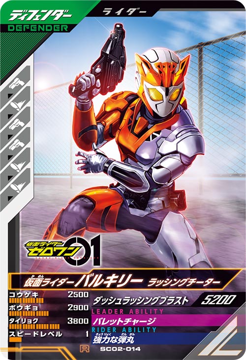 仮面ライダーバルキリー ラッシングチーター ディフェンダー