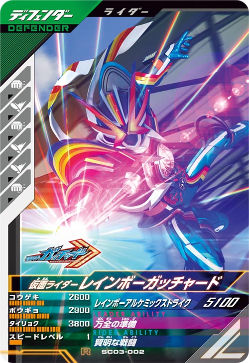 仮面ライダーレインボーガッチャード ディフェンダー
