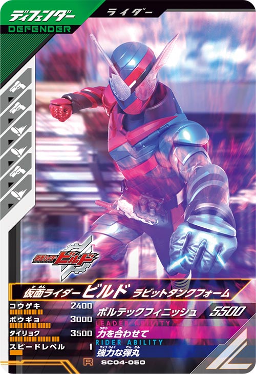 仮面ライダービルド ラビットタンクフォーム ディフェンダー