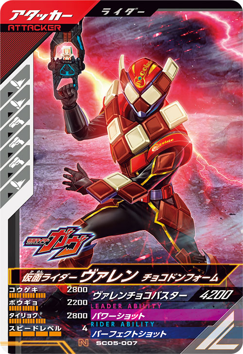 仮面ライダーヴァレン チョコドンフォーム アタッカー