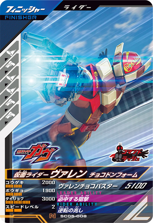 仮面ライダーヴァレン チョコドンフォーム フィニッシャー