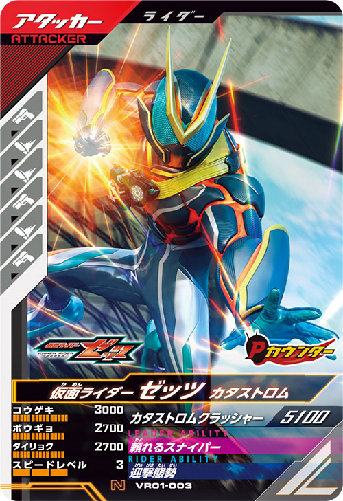 仮面ライダーゼッツ カタストロム アタッカー