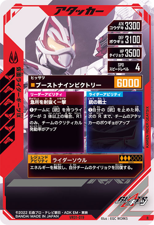 仮面ライダーギーツⅨ アタッカー