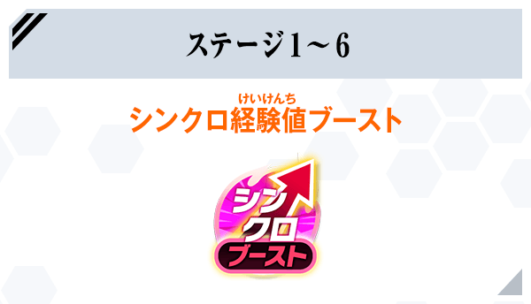 シンクロ経験値ブースト