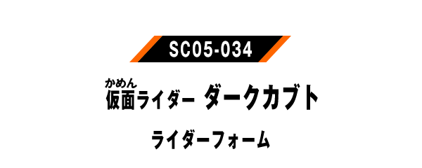 仮面ライダーダークカブト ライダーフォーム