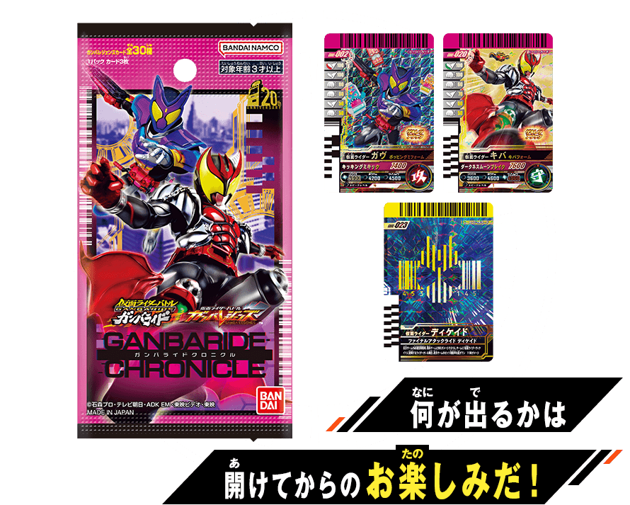 仮面ライダーバトル ガンバレジェンズ ガンバライドクロニクル